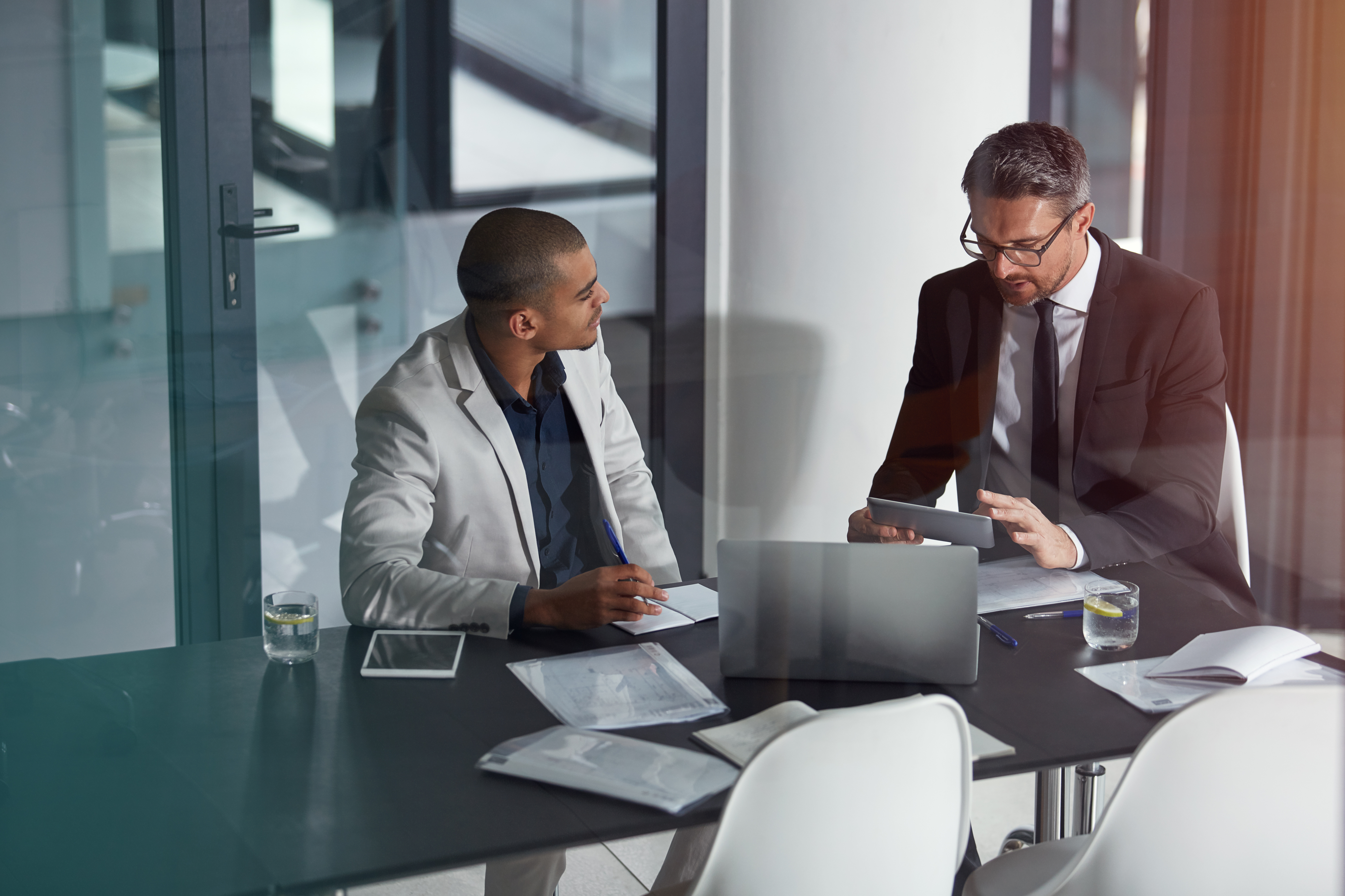 Private investor and business migration meeting