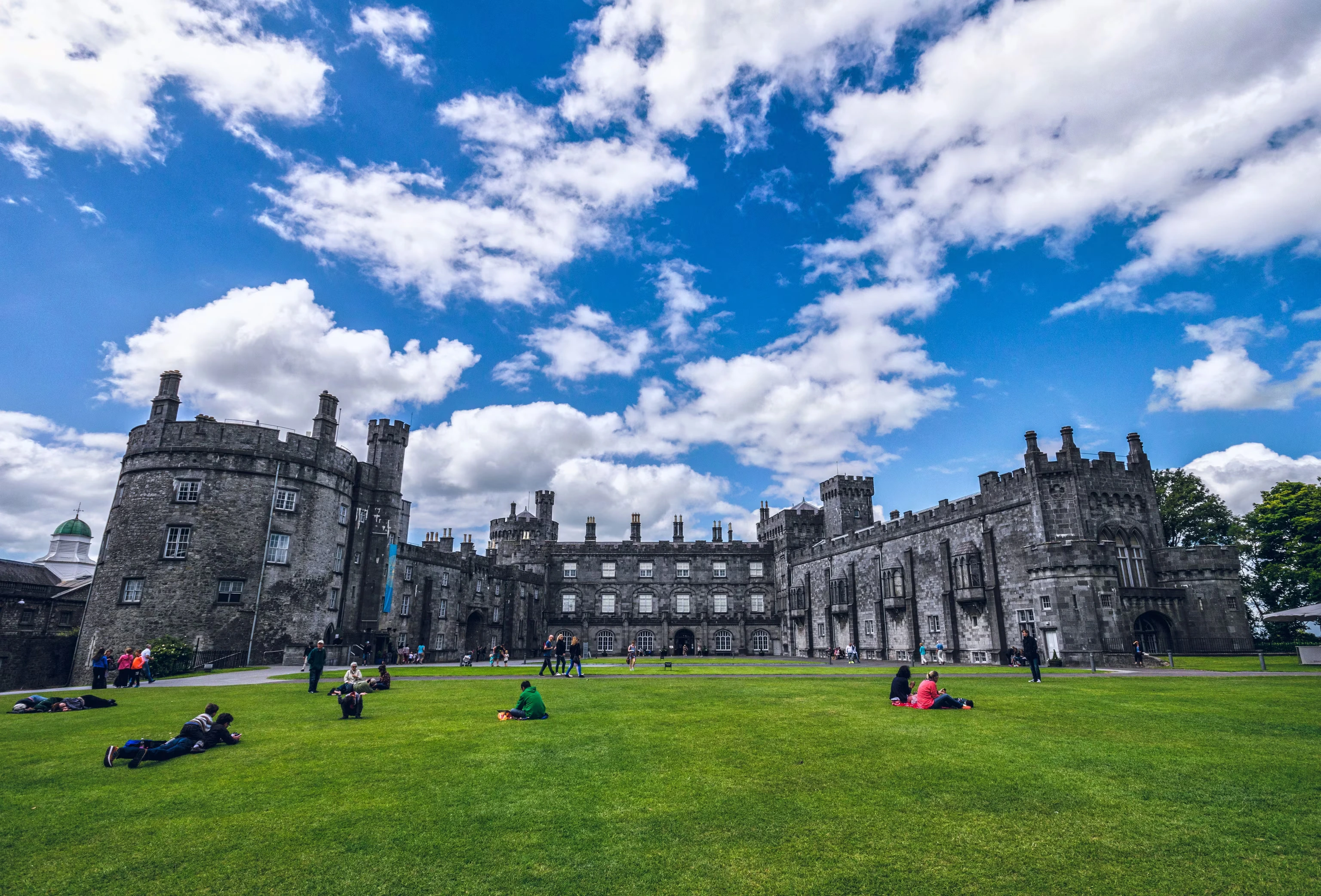 Ireland destination skyline and landscape
