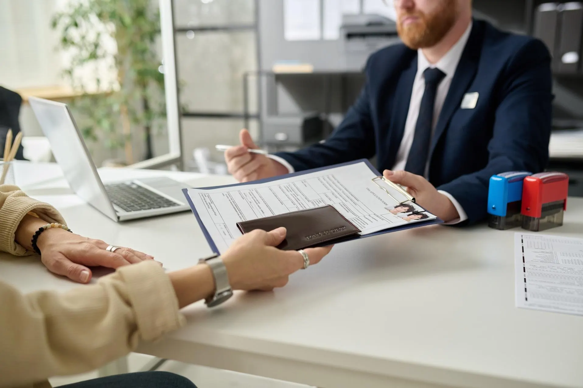 Passport and travel documentation for residency advisory